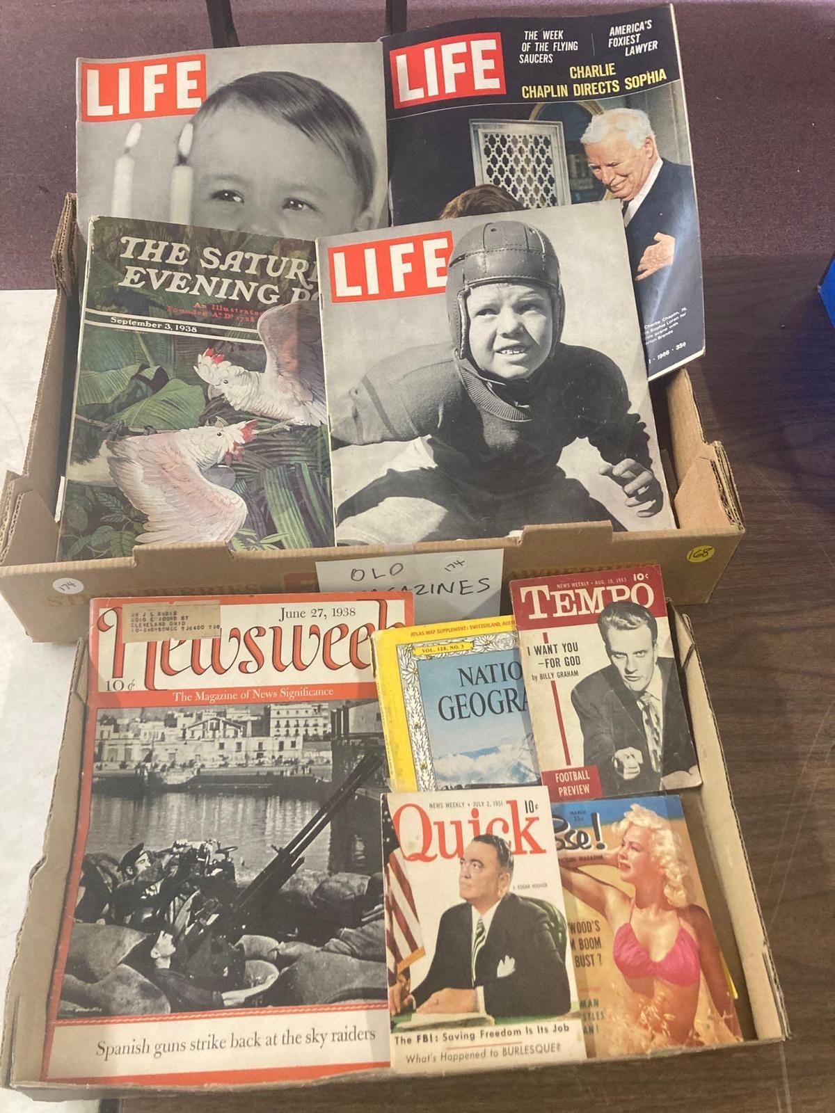 Old magazines