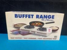 Buffet range in open box
