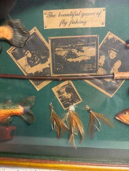 The beautiful game of flyfishing shadowbox