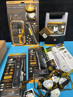 Farpoint do it all set lantern flashlight headlamps etc.