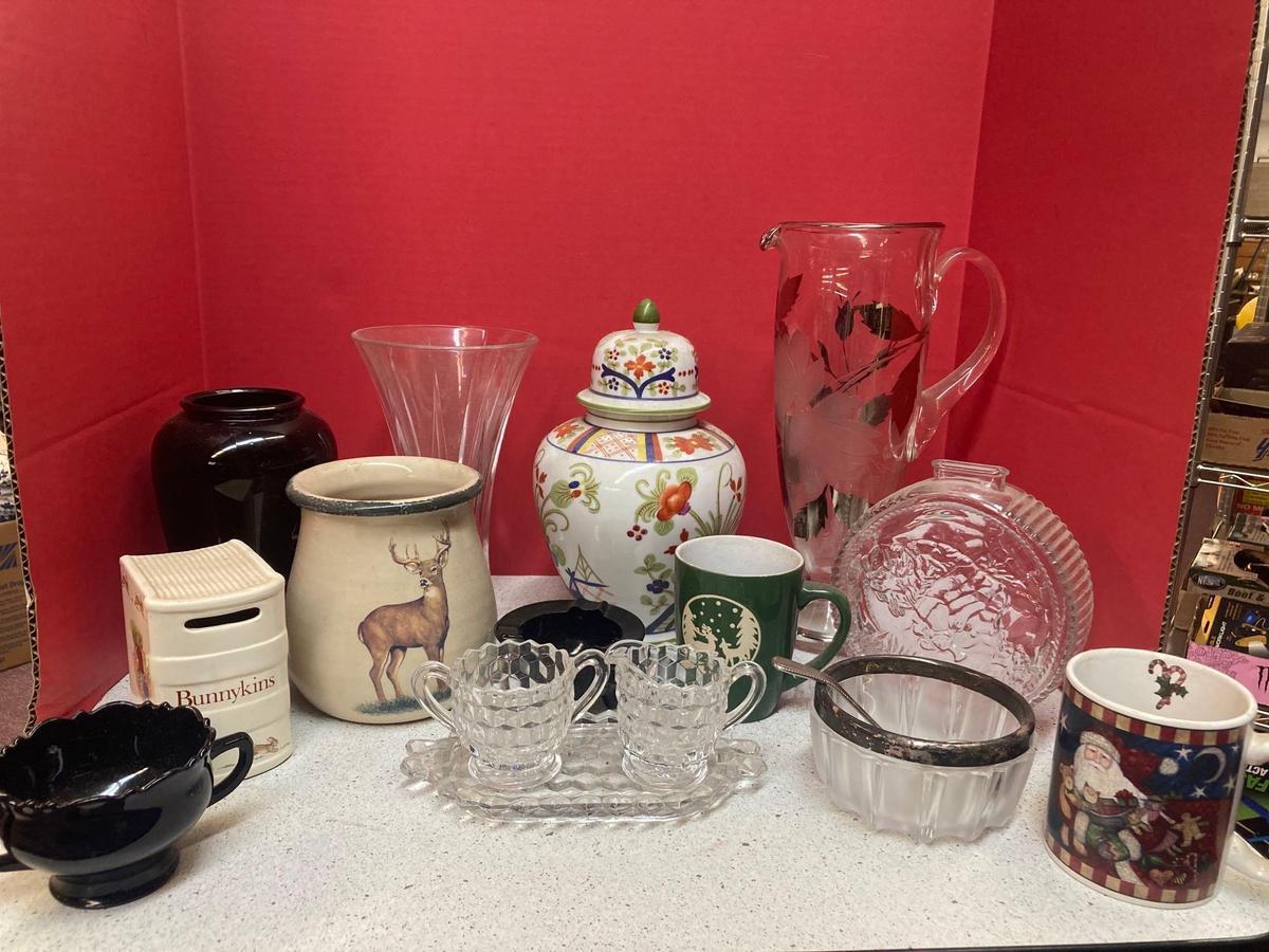 Glassware porcelain lot