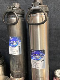 12 new thermal bottles and stainless steel tumblers