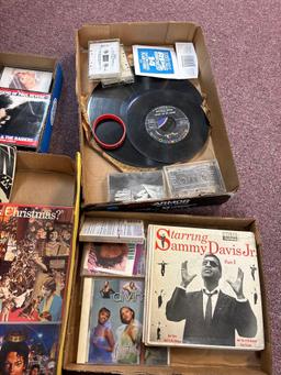 45 RPM records CDs Michael Jackson Sammy Davis Junior etc.