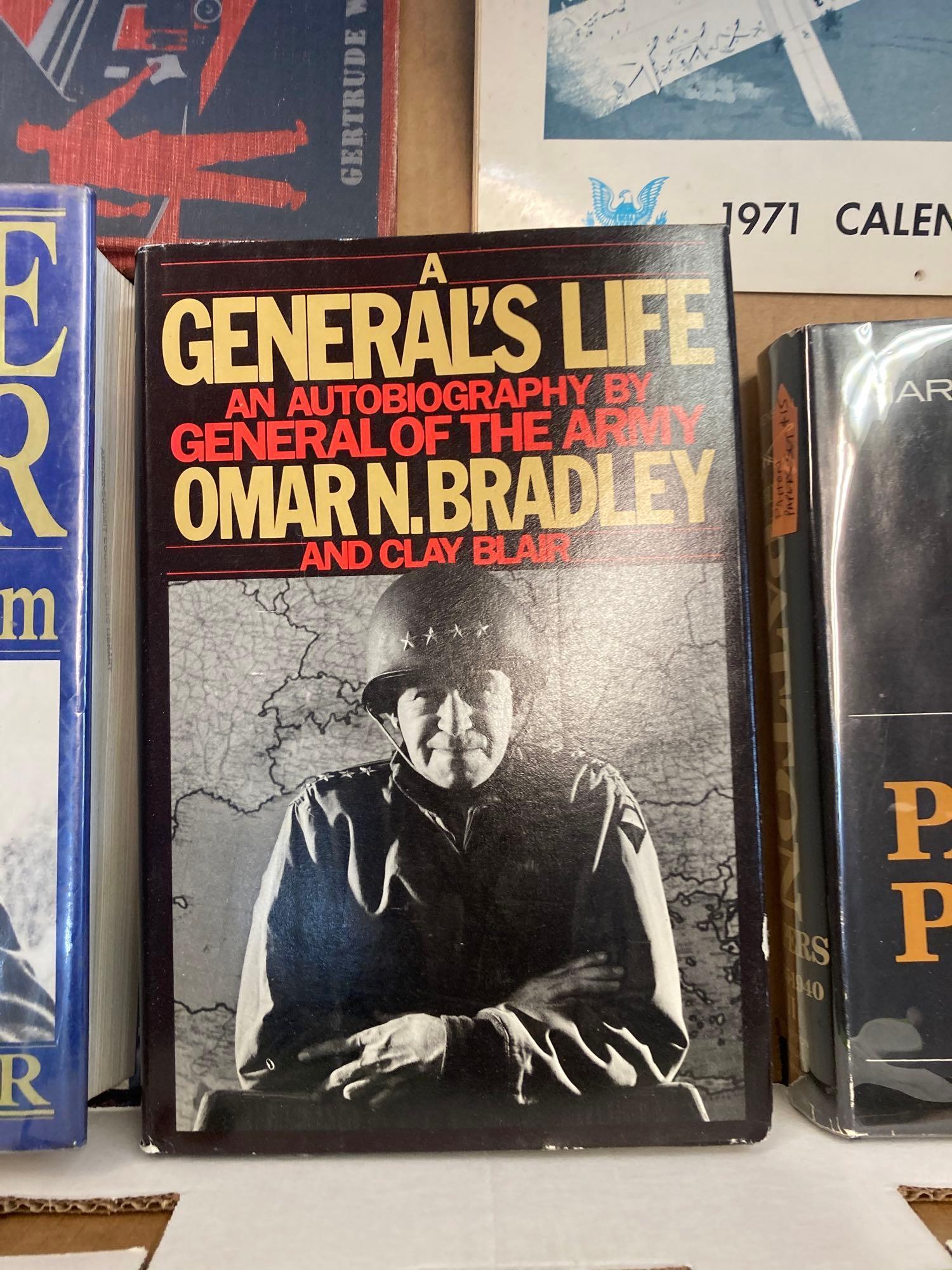 Military books plus Elvis collectibles