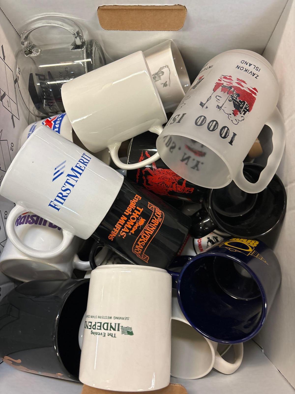 box of coffee cups