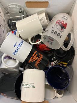 box of coffee cups