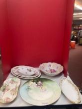 Limoges and Bavaria china serving dishes