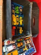 case full of 36 diecast cars trucks vans etc.