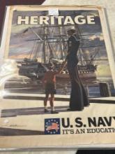 very nice US Navy poster 1960s Louis Nolan