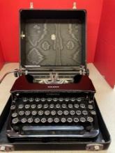 Corona typewriter in case