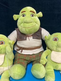 Plush Shrek figures