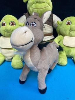 Plush Shrek figures