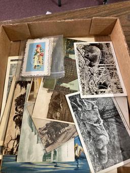 Two lots of old envelopes and postcards