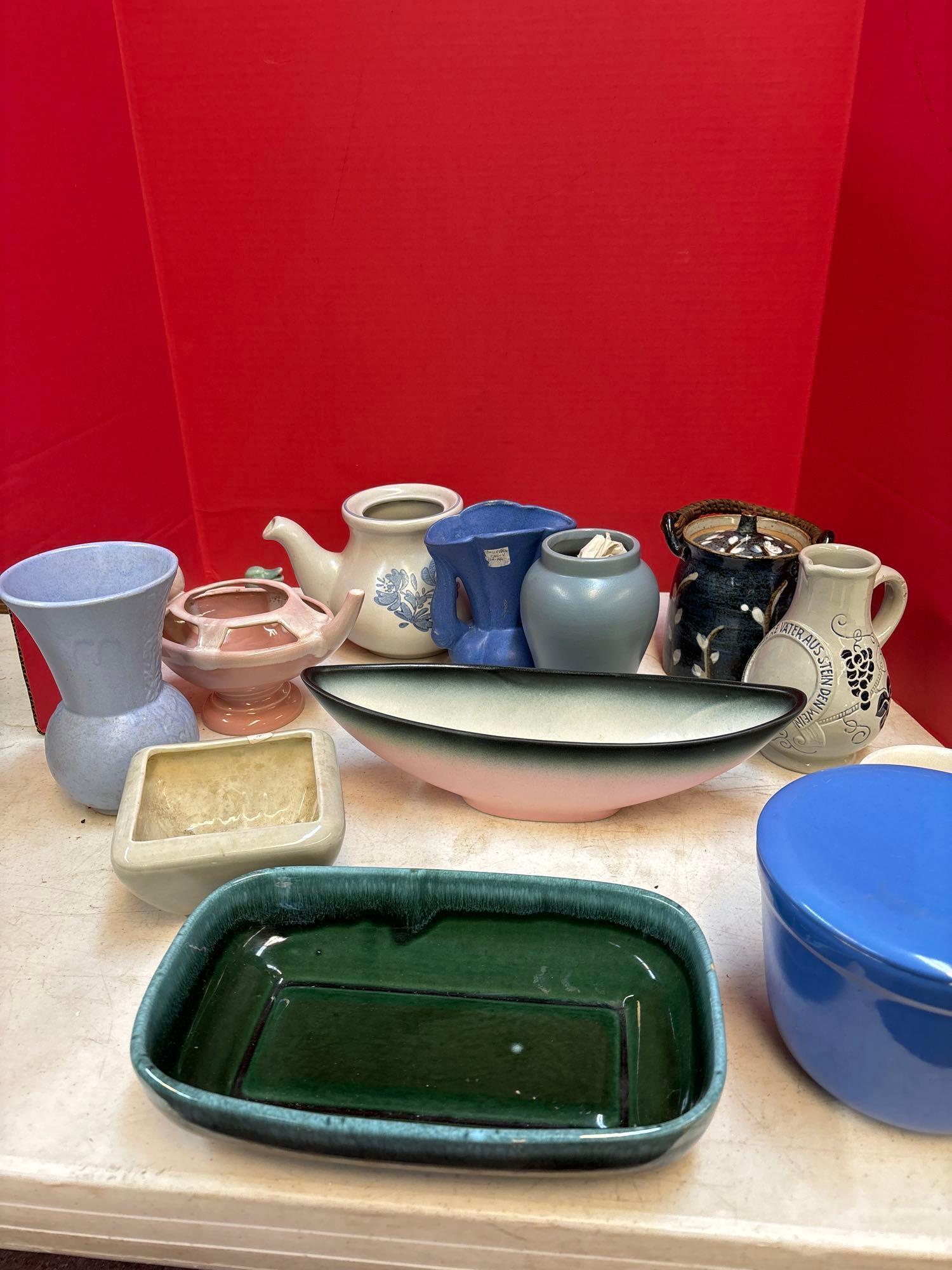 Collection of vintage pottery