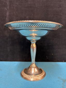 sterling silver international compote weighted base 9.1 oz