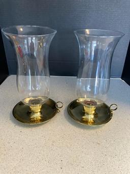 Baldwin brass hurricane finger lamps