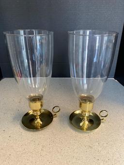 Baldwin brass hurricane finger lamps