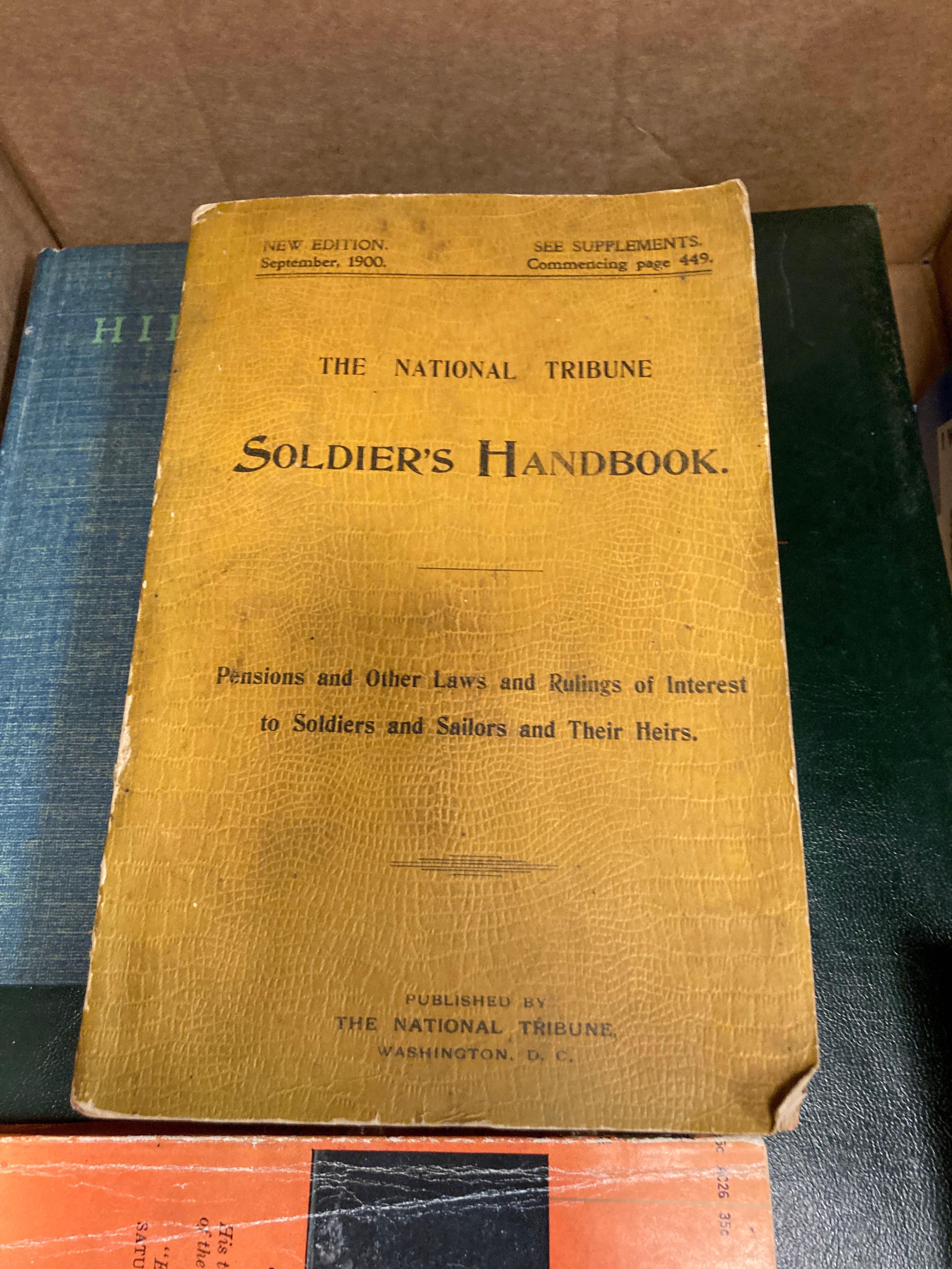 The national tribute soldiers, handbook, 1900 addition