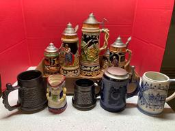 Vintage steins and more