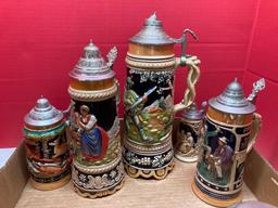 Vintage steins and more