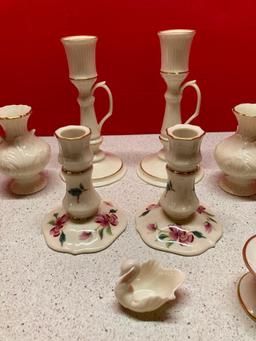 Lenox candleholders vases more