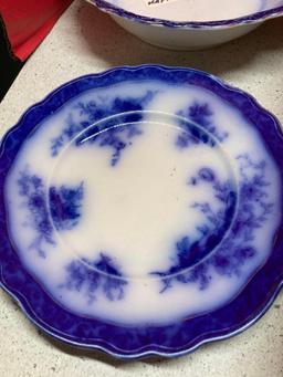 Flow blue china