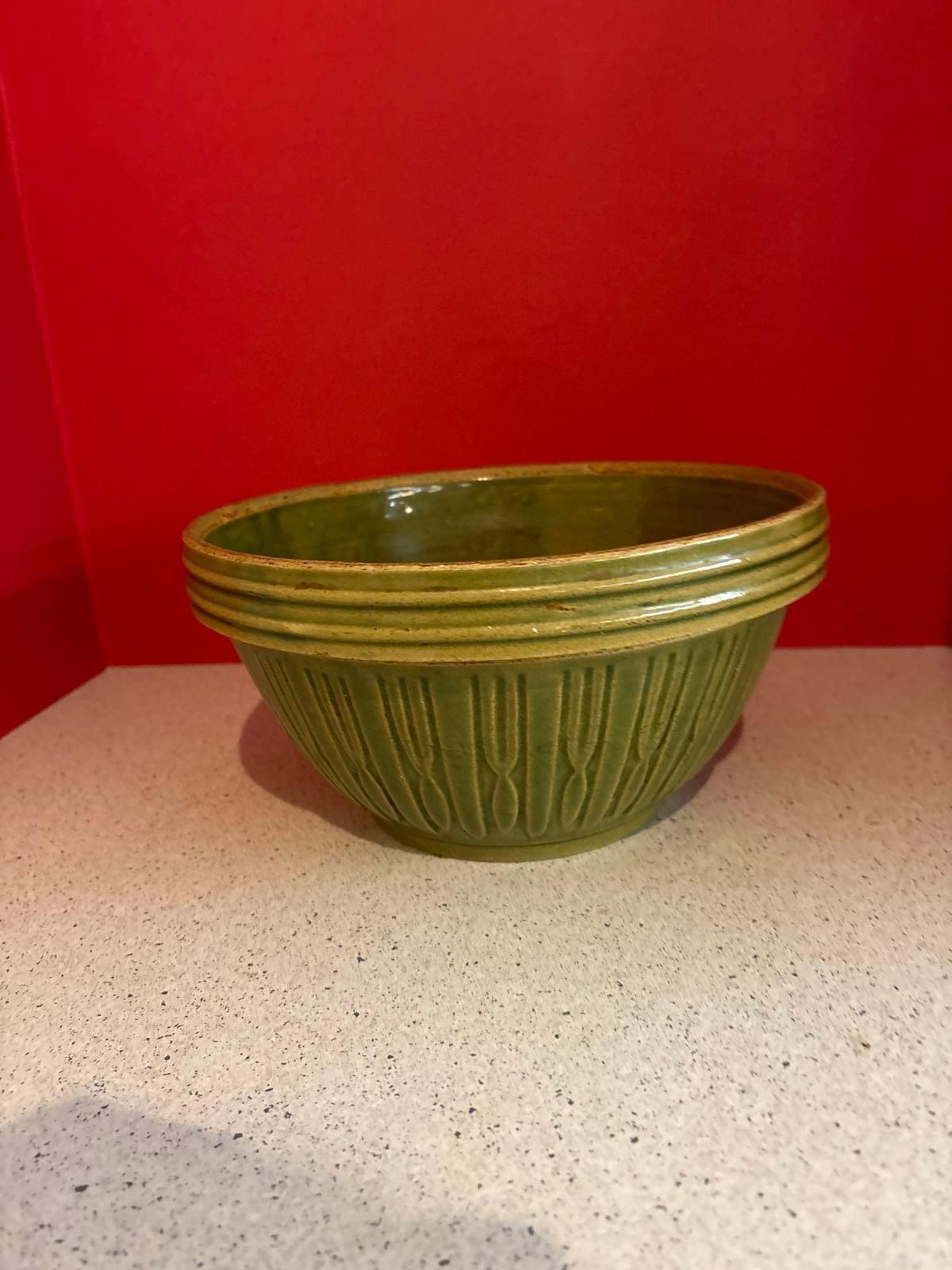 antique mixing bowl Blue anchor hocking mixing bowls