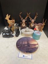 Deer items and mixed lot