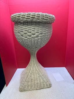 vintage wicker Planter