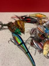 approximately 20 brand new fishing lures head