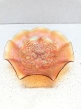 Northwood carnival glass bowl