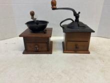 vintage coffee grinders