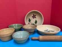 Watt and other pottery bowls