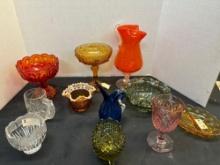 vintage colored glass Smith and others
