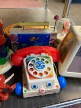 Vintage Fisher-Price toys and other toys