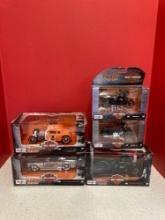 New in box Harley, Davidson diecast vehicles