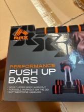 brand new box of push-up bars