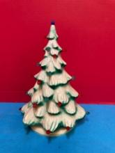 Vintage union plastics molded plastic Christmas tree