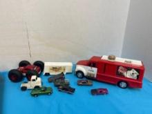 Tonka toys matchbox cars, hot wheels Coca-Cola truck