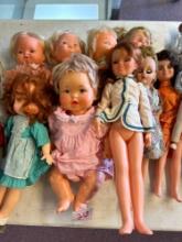 Group of vintage dolls Barbie Ken doll