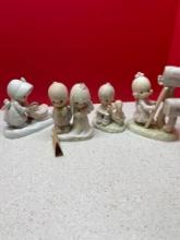 5 large precious moments figurines