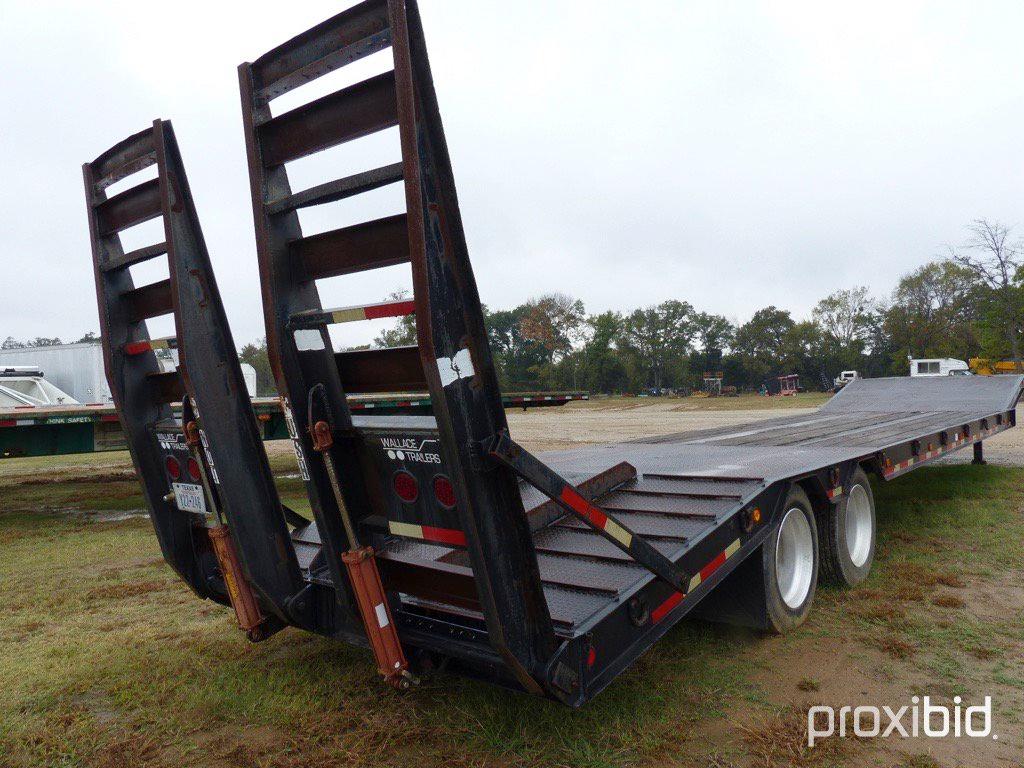 2001 WALLACE 35' T/A LOWBOY;