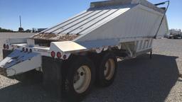 2008 CTS BDT-40 T/A BELLY DUMP TRAILER;