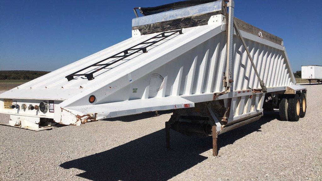 2008 CTS BDT-40 T/A BELLY DUMP TRAILER;