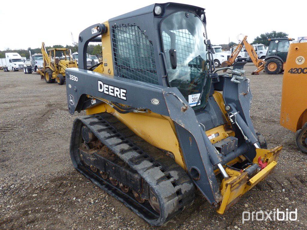 2011 JOHN DEERE 333D SKID STEER;