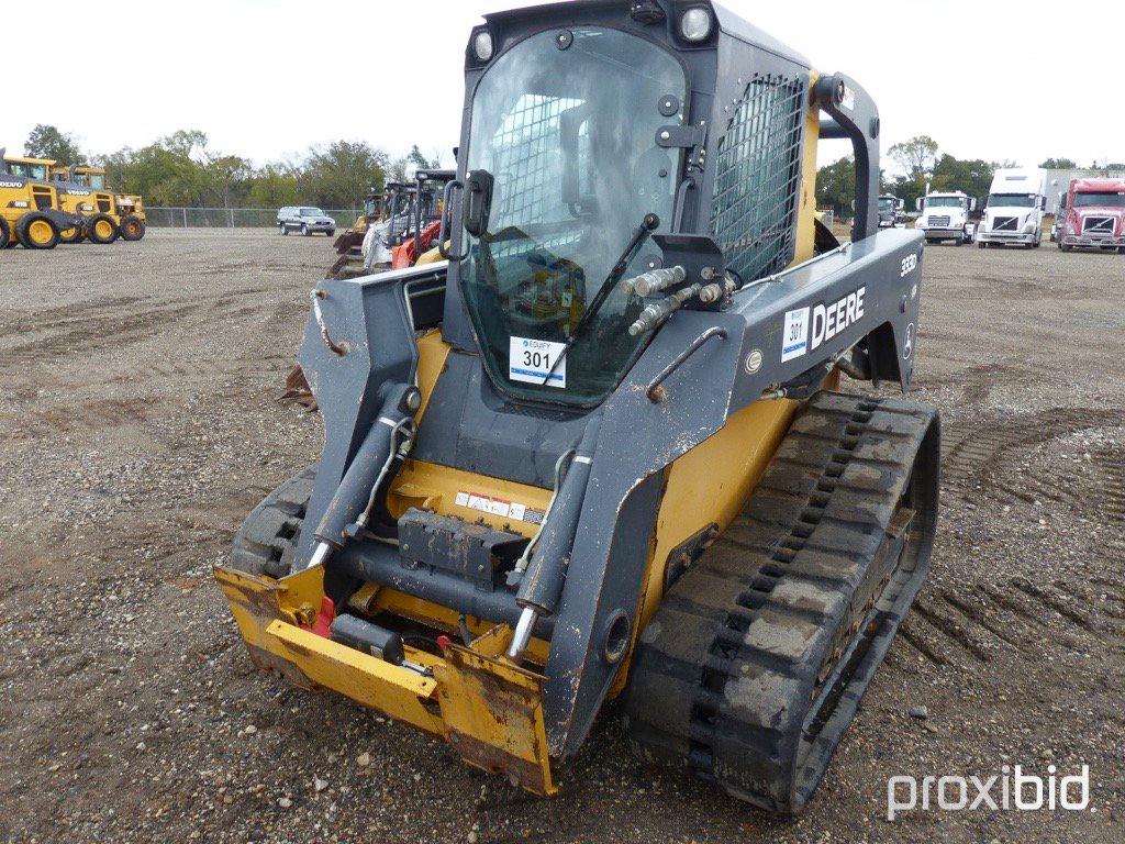 2011 JOHN DEERE 333D SKID STEER;