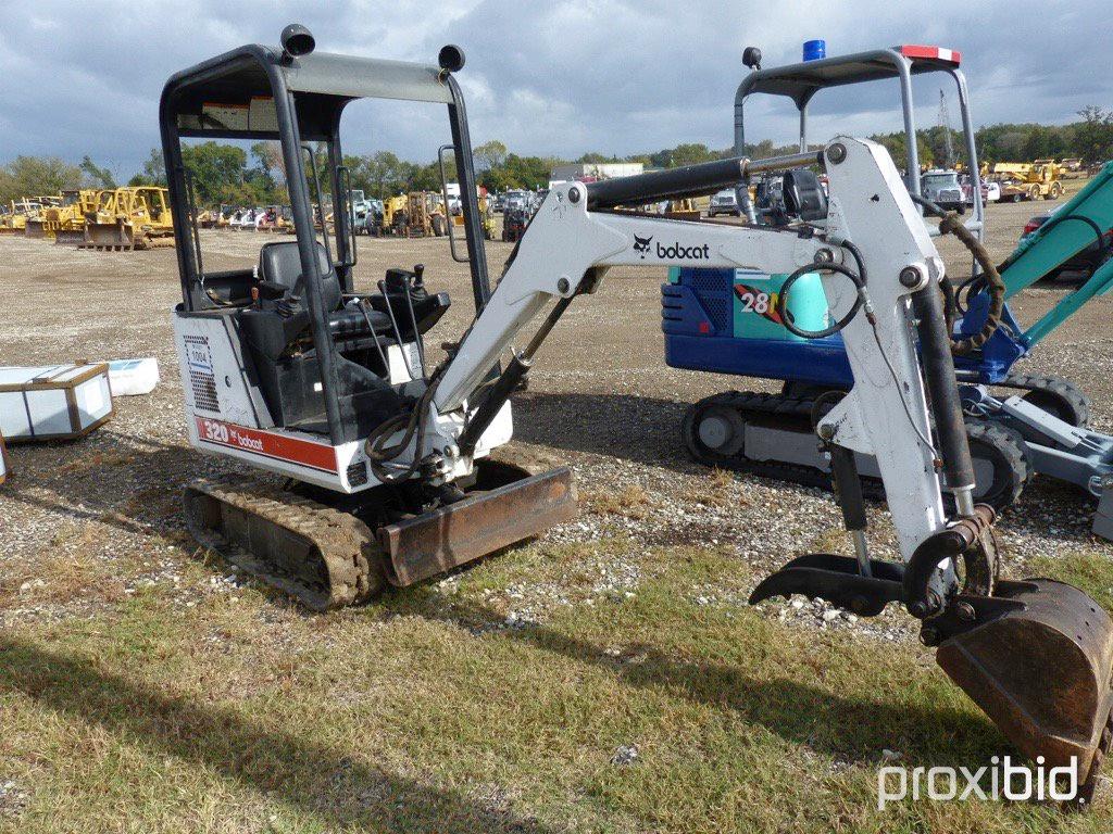 BOBCAT 322 MINI EXCAVATOR;