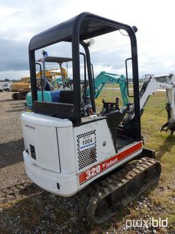 BOBCAT 322 MINI EXCAVATOR;