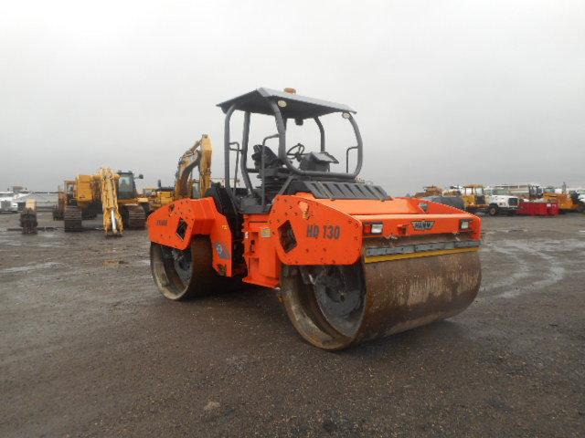 SOLD 2003 HAMM HD130 TANDEM ASPHALT ROLLER;