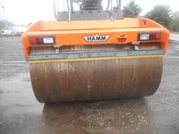 SOLD 2003 HAMM HD130 TANDEM ASPHALT ROLLER;